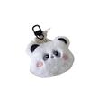 Cartoon Plush Keychain: Cute Rabbit, Panda, Pig Fluffy Pendants for Girl's Schoolbag Decoration