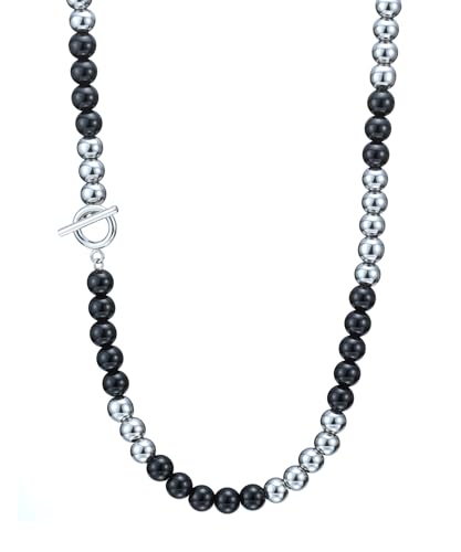 

Lionheart Necklace [Limited Edition] LH-1 Inner Chain Bead Necklace (8mm) / Stainless Steel