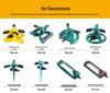 19-Hole Automatic Swing Sprinkler for Concrete Bridge and Yard Maintenance