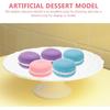 Totority Artificial Macaron - 9pcs French Dessert Food Props, Cupcake, Fake Donuts, Cake, Doughnuts, Macaroon Home Supplies