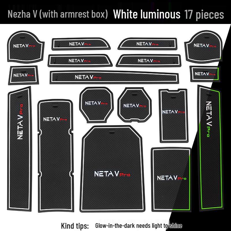 Nezha V Door Slot & Cup Holder Pad for Interior Decoration & Storage Enhancement