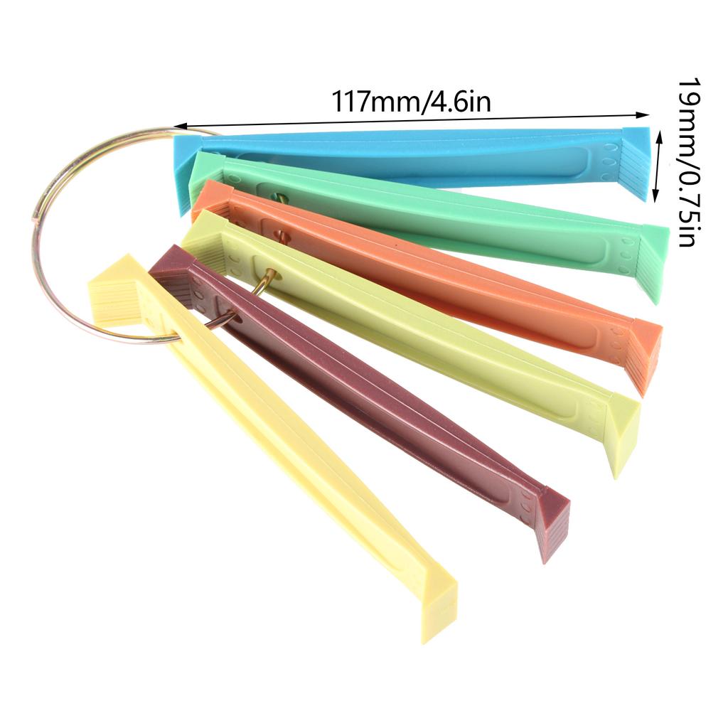 Air Conditioner Fin Comb Cleaner Set HVAC Coil Cleaning Brush Different Fin Combs Condenser Fin Straightener Tool