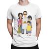 Bob Burgers Herren T-Shirts Freizeit T-Shirt Kurzarm Rundhals T-Shirt Baumwolle Übergröße Kleidung