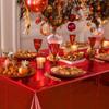 5PCS Colorful Aluminum Film Tablecloth Waterproof Plastic Tablecloth  Holiday Celebration