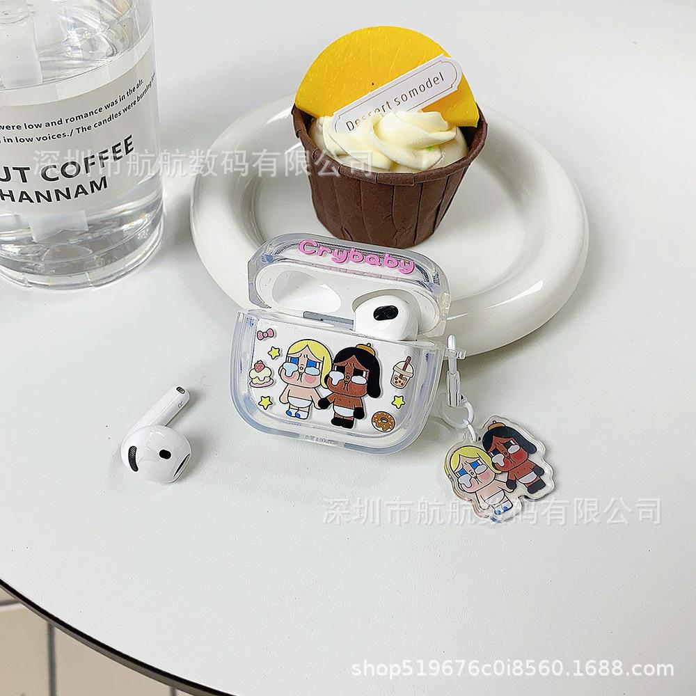 Cute hand crying baby suitable for AirPods 1 protective case 1/1 generation Apple AirPods pro1 earphone case female