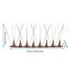 Cat Deterrent Fence Spikes Bird Deterrent Spikes for Fence Wall Anti Climb Cat Pigeon Repellent Garden Bird Spikes