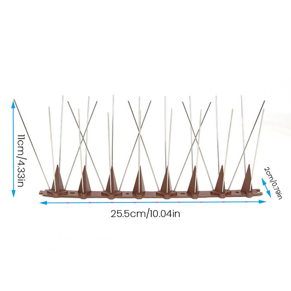 Cat Deterrent Fence Spikes Bird Deterrent Spikes for Fence Wall Anti Climb Cat Pigeon Repellent Garden Bird Spikes