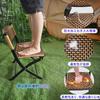 YOGOTO Folding Rattan Handcrafted Rattan Water With Rattan Rattan Style Garden Easy To Good Balcony Dining Dining Garden Indoor and Outdoor 1 Piece