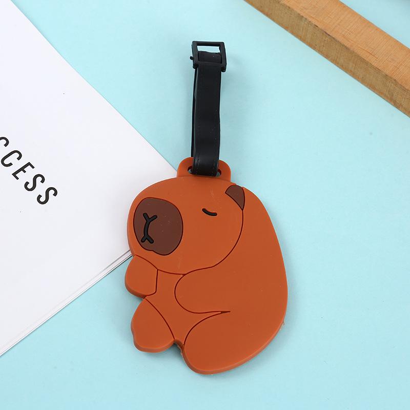 

Capybara Cartoon Luggage Tag and Suitcase ID Hanging Ornament