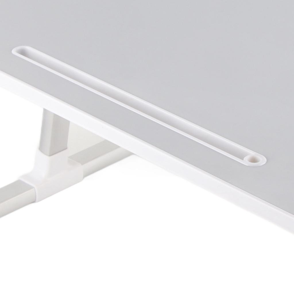Laptop-Betttisch mit klappbaren Beinen, drehbarer Tischplatte, Aluminiumlegierung, tragbarer Laptop-Schreibtisch für