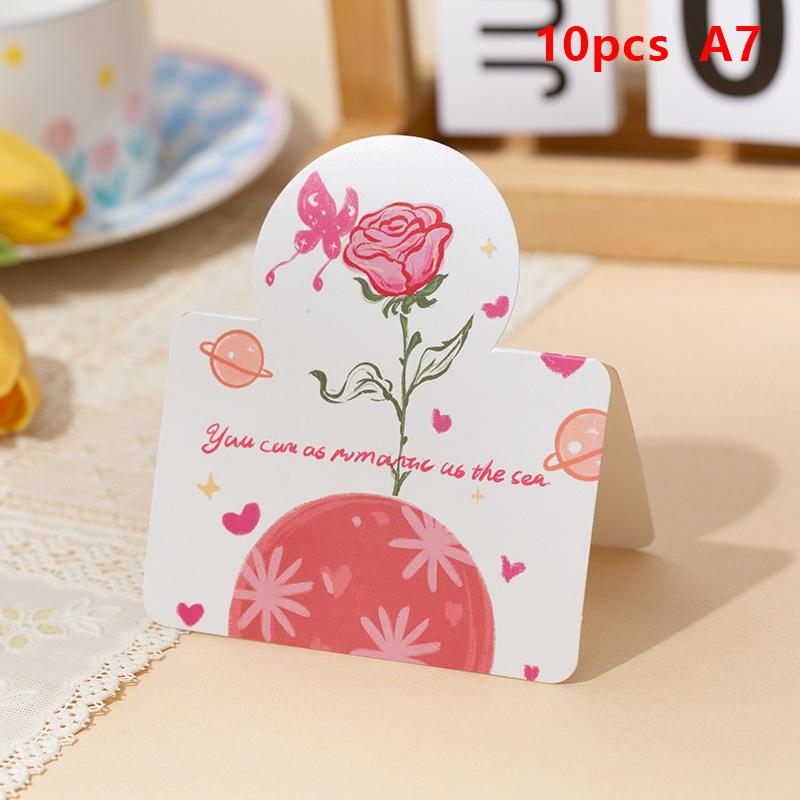 10 шт. Пригласительные открытки С днем рождения Сделай сам украшение Открытка для сообщения Пустая складная открытка