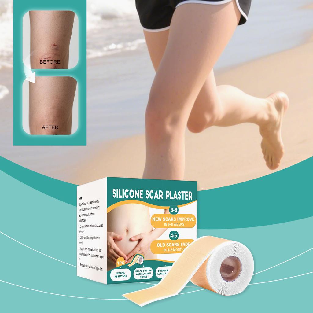 Silicone Scar Patches Moisturize The Skin, Care For Scar, Promote Smooth Skin And Reduce Discomfort.