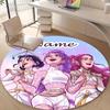 Personalized K-KPop Demon Hunters Round Chair Office Rug - Perfect for Mat, Office Chair & More - Ideal Gift for Birthdays and Holidays