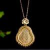 Pendant Maitreya Buddha Smiling Face Buddha Inlaid Buddha Male and Female Necklace