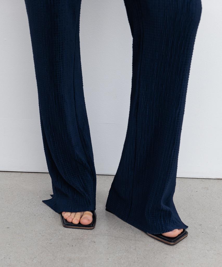 RE RHEE High Rise Pleated Pants Na