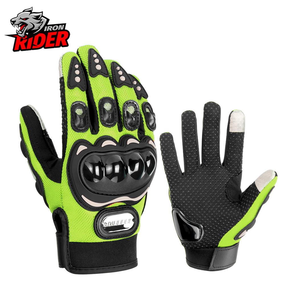 Four Season Motorcycle Gloves Anti Drop Breathable Off-road Motorcycle Riding Gloves Touch Screen Full Finger Sports Gloves