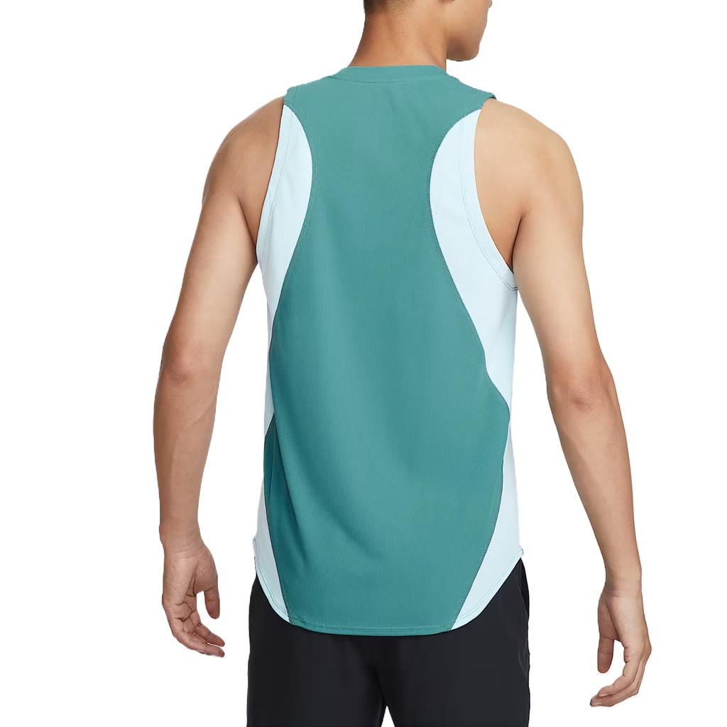 Nike Court Slam Dri-Fit Fashion Versatile Comfortable Simple Solid Color Tank Top Men Tops Green HQ6407-379