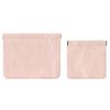 Pocket Cosmetic Bag Portable Earphone Data Cable Storage Bag Coin Purse No Zipper Self-Closing Mini Makeup Bag for Daily Outings Travel