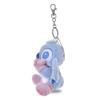 Disney Stitch Plüsch Schlüsselanhänger Pink x Blau Winter Glänzende Farbe Japan NEU Disney Store