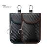 Faraday Key Holder Portable Bag Car Storage Organizer Wear Resistant Anti-Theft Signal Blocking RFID Fob Protector Pouch