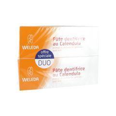 Weleda Soin Bucco-Dentaire Pâte Dentifrice au Calendula Lot de 2 x 75ml