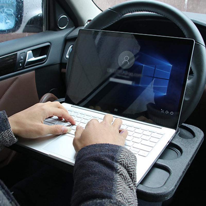 Car steering wheel multifunctional dining tray, beverage coffee rack tray rack, laptop desk bracket, seat table, car accessories