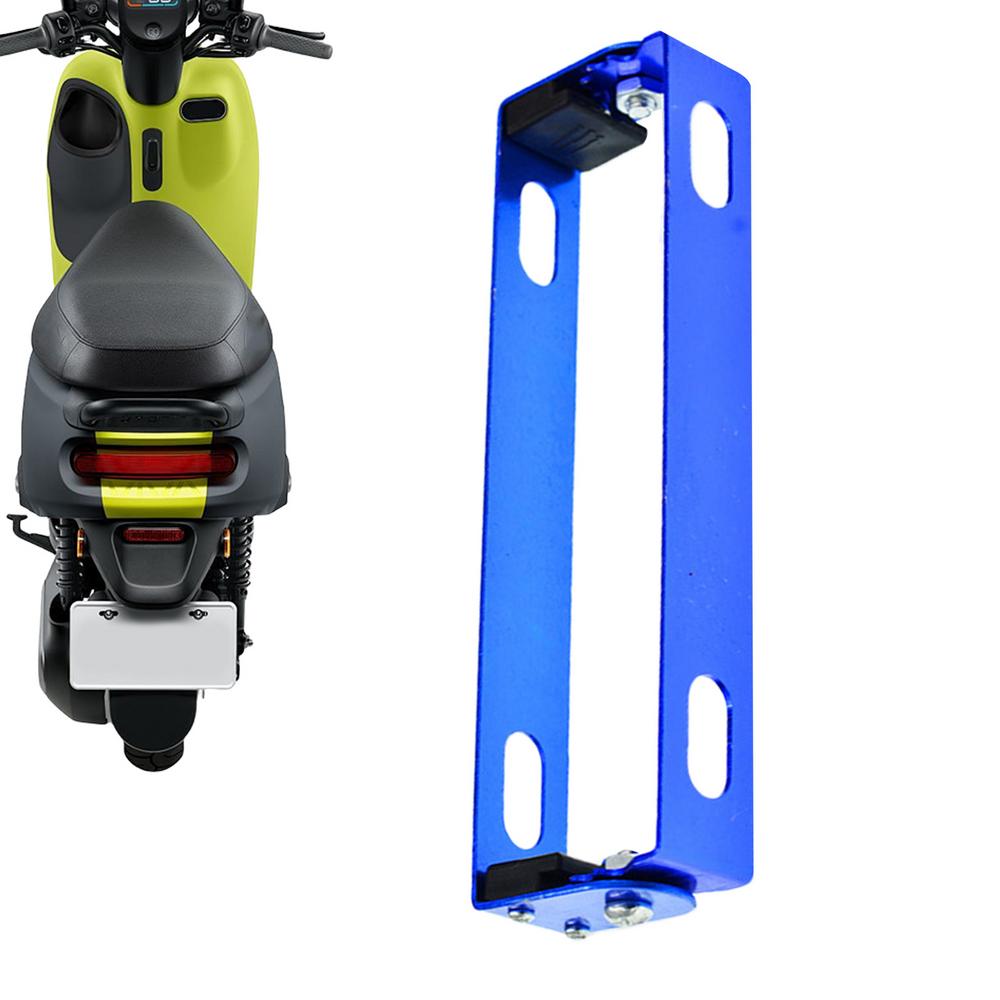 Adjustable Motorcycle License Plate Holder Aluminum Alloy Adjustable Motorcycle Car License Plate Frame Rear Bracket Mount