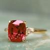 Cao Shi Retro Princess Engagement Ring: European & American Style Exaggerated Design