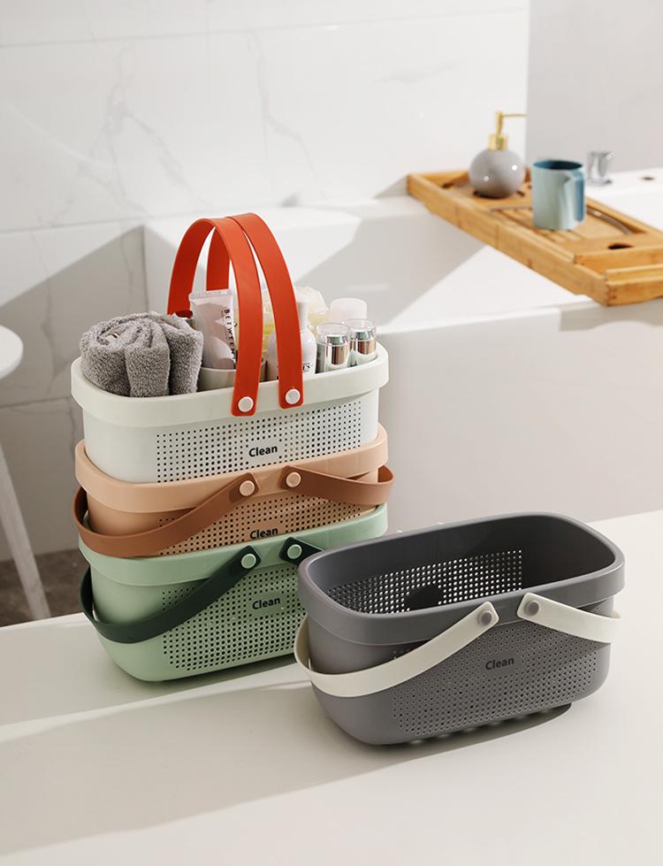 Plastic Bath and Storage Basket for Students