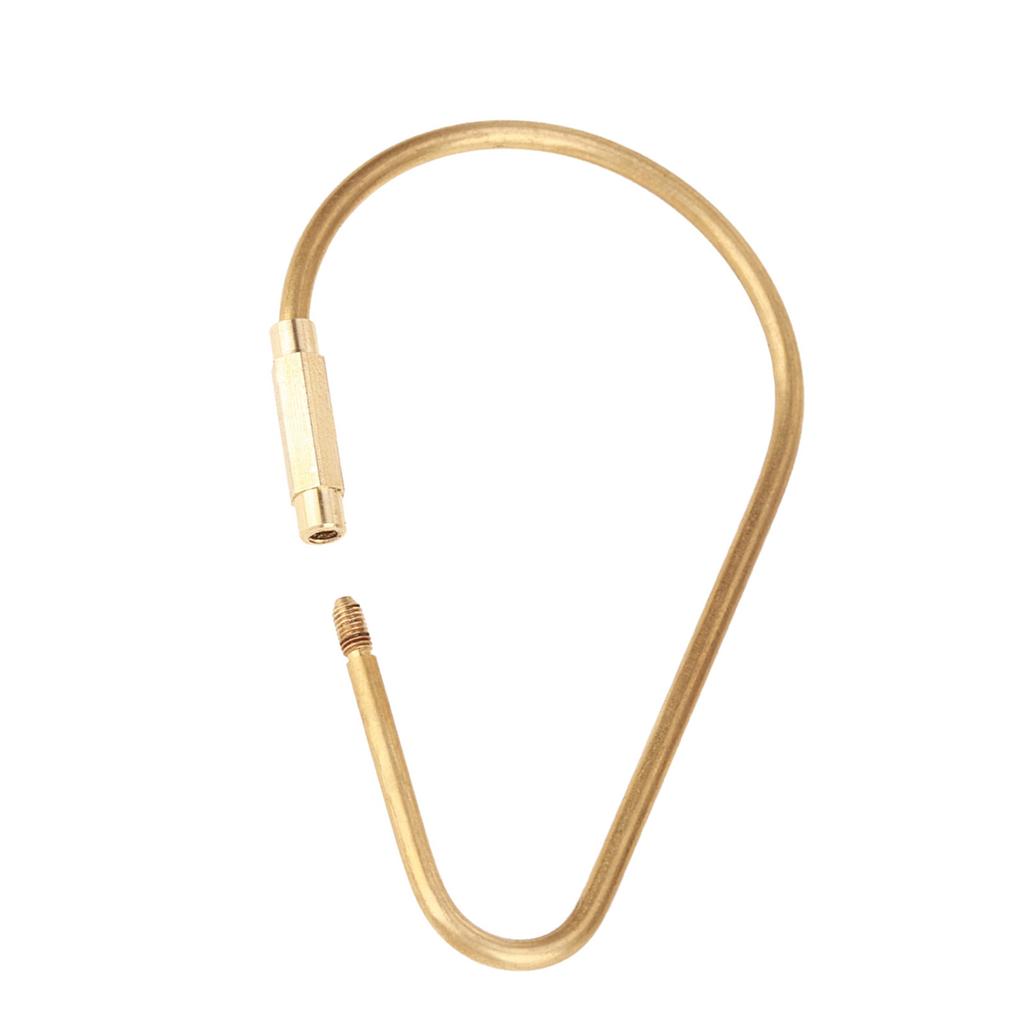 Brass Screw Lock Carabiner Clip Hook Keychain Key Ring DIY Gift (Drop)