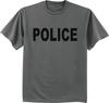 Polisskjorta svart design på grå Herrpolisskjorta polis t-shirt Unisex T-shirt