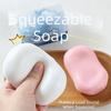 Filled Soft Building Block Squishy Handmade Crunchy Fidget Toy Soap Ball Squishy Adult Kids
