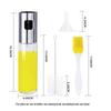 ZISIZ Press-Type Atomizing Oil Spray Bottle Set