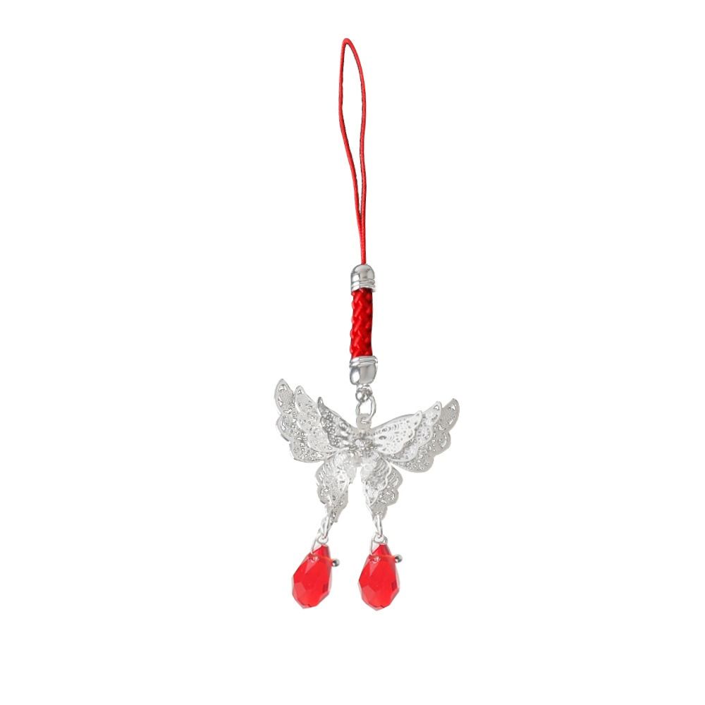 Heaven Official's Blessing Butterfly Phone Chain Hanging Rope Hua Cheng Lanyard  Cosplay