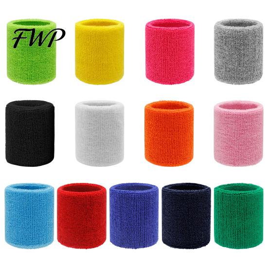 Sensitive Skin Wristband Terry Cloth Wrist Sweatband Breathable Absorbent Sports Band Men Running Women Athletic Football Volleyball Basketball Tennis