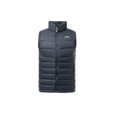 Li Ning Σειρά Προπόνησης Κοντό Μανίκι Όρθιος Γιακάς Αμάνικο Μπουφάν με Πουπουλένιο Γέμισμα Ανδρικά Γιλέκα AMRR029-1