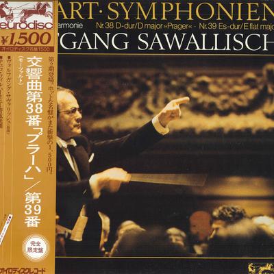 LP Record WOLFGANG SAWALLISCH, TSCHECHISCHE P - Mozart: Symphony No. 38 Prague, No. K15C9108 EURODISC 1980 Japan Obi Classical Used