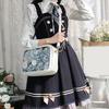 SCIONE Two-Dimension JK Uniform Bag Japanese Anime Transparent Badge Handbag DIY Hand-decorated Crossbody Bag Large-capacity Shoulder Bag