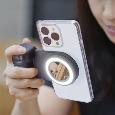 For Magsafe Bluetooth-Compatible Shutter Phone Hand Grip Smartphone Camera Shutter Grip Phone Holder for Android iPhone 16 15 14