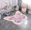 Colorful Butterfly Carpet Living Room Carpet Bathroom Mat Children's Bedroom Bedside Carpet