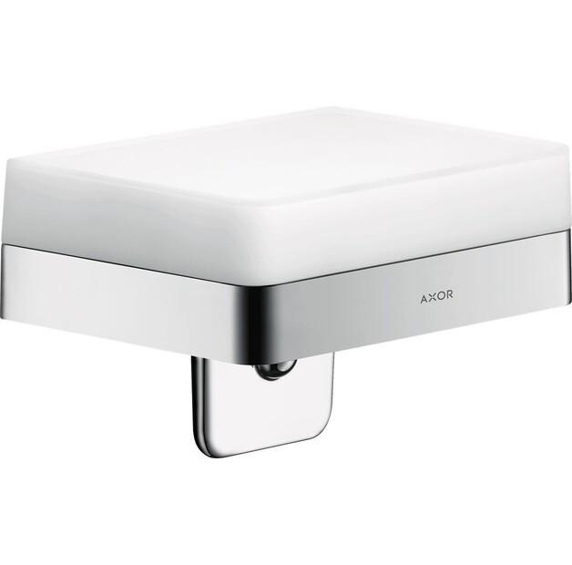 Дозатор для жидкого мыла Hansgrohe AXOR с полкой 42819000