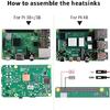GeeekPi Cluster Case with Cooling Fan and Heatsinks for Raspberry Pi 4B/3B+/3B/2B