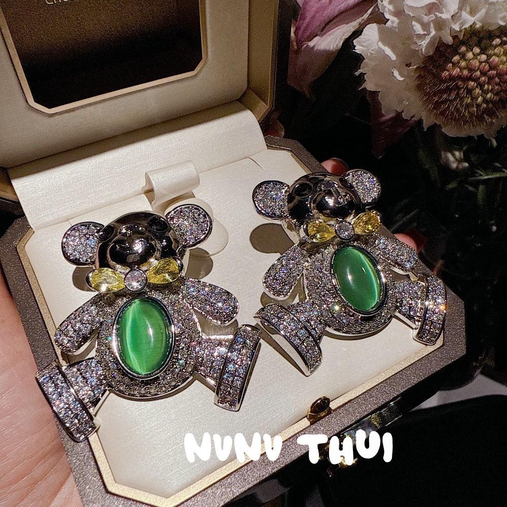 Ancient Filigree Entangled Enamel Butterfly Green Dongling Bracelet, New Chinese Style, Citrine Vajra Pestle Flower God Bracelet.
