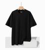 Seamless Solid Color Loose Round Neck Cool Short Sleeved T-shirt