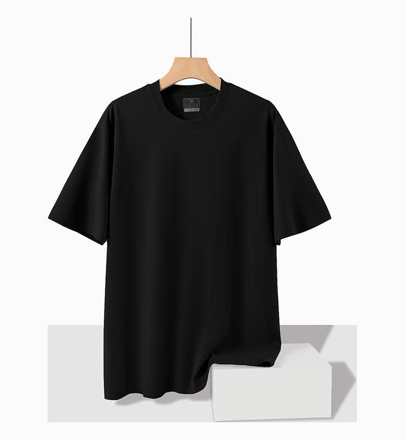 Seamless Solid Color Loose Round Neck Cool Short Sleeved T-shirt