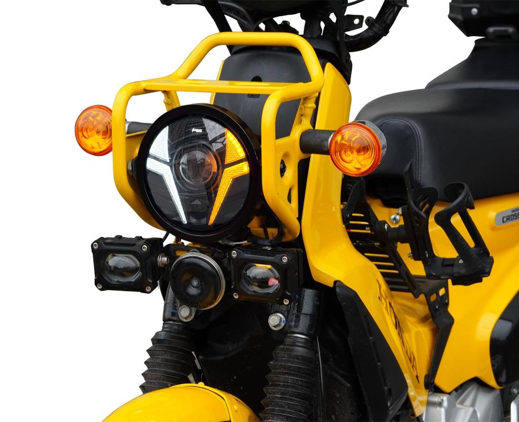 HENGTUAOTO Cross Cab CC110 Dedicated 5.75 Inch LED Headlight, Ultra Distance Auxiliary Spotlight, White