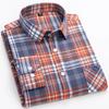 11XL / 160KG Flanellhemden Herren Große Größe Kariert Langarm 100% Baumwolle Kariert Elegante Hemden Mann Freizeitkleidung Plus Übergröße