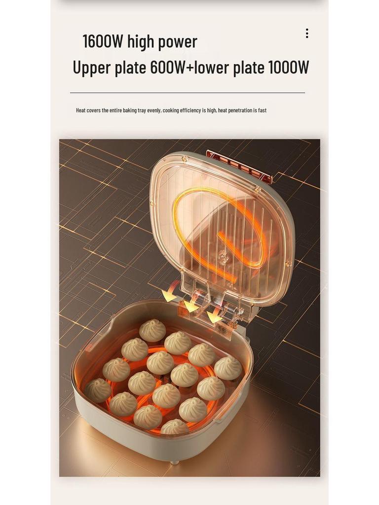Multifunctional Non-stick Electric Griddle & BBQ Pan with Detachable Parts