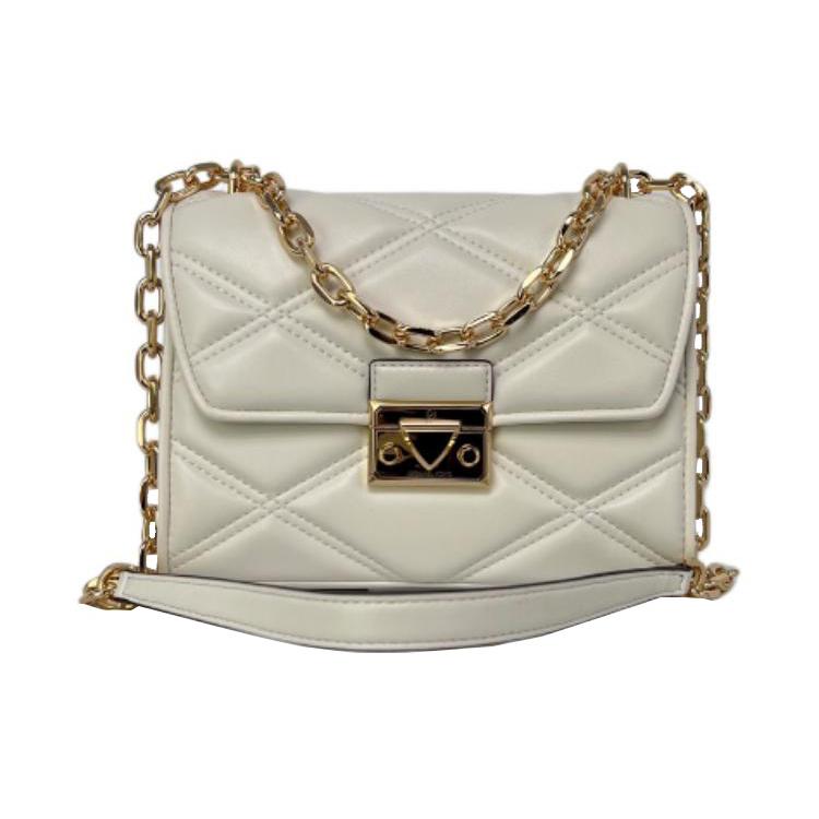 

Новая женская сумка через плечо из коровьей кожи MICHAEL KORS, сумка-кроссбоди среднего размера, кремово-белая 35S2GNRL2U-LT-CREAM 21.1*8.1*15.0CM