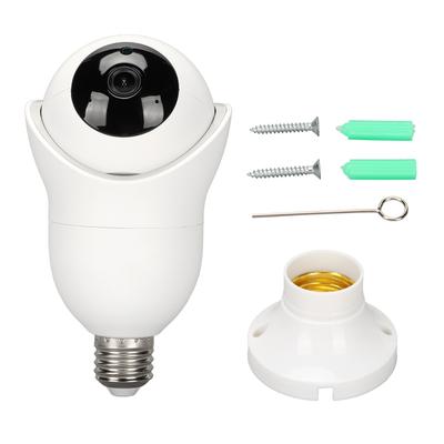 1MP WiFi Smart Camera 360 Degrees Wireless 2 Way Talk Night Vision E27 Lamp Holder Camera for Home